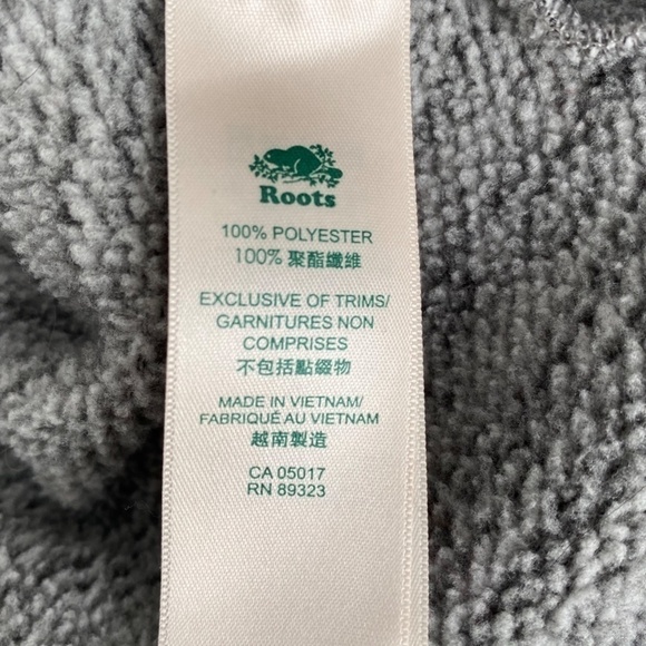 ROOTS ladies scuba hoodie with fleece feeling interior size XS - Picture 5 of 5